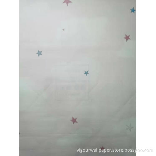 kids design wallpaper star design children room decoration